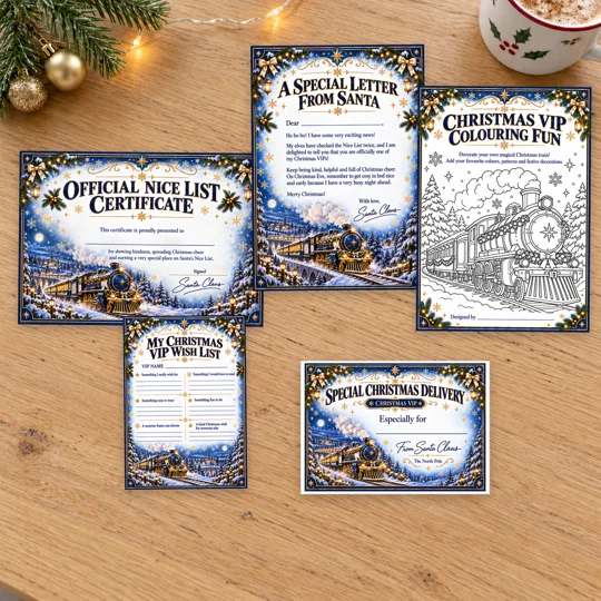 Personalised Santa VIP Bronze Christmas Bundle – 5 Piece Gift Set