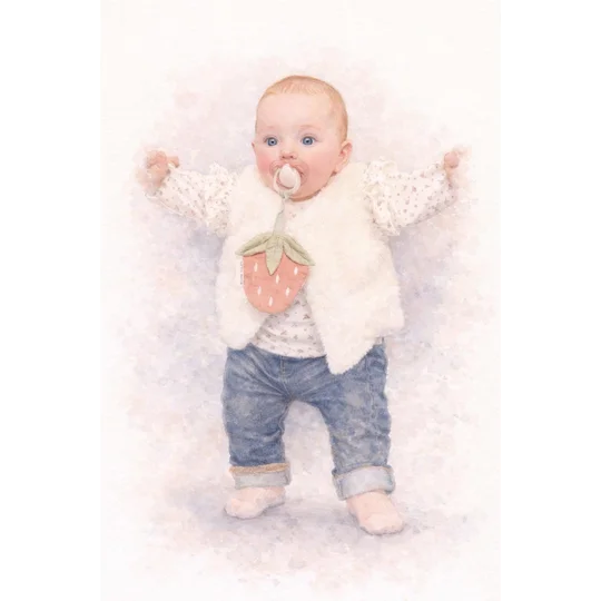 Personalised Watercolour Portrait Print from Photo | Family, Couple & Pet Keepsake (A5 & A4)