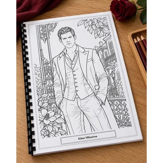 Vampire Diaries & The Originals Colouring Book A4 25 Pages