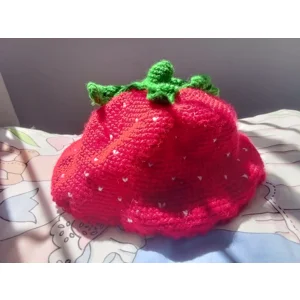 Strawberry Crochet Hat