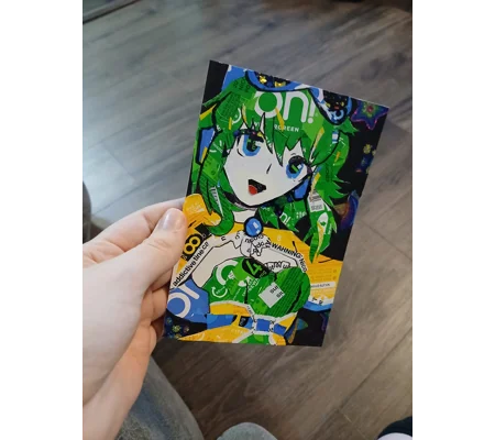 Gumi's Questionably Recycled Postcard