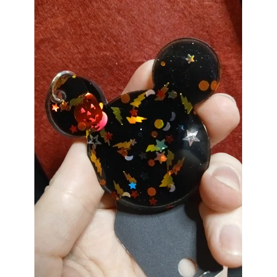 Spooky Mouse ~ Acrylic KeyChain