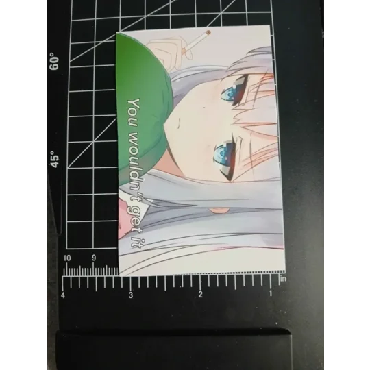 You Wouldn’t Get It (Sagiri x Joker) paper feel sticker