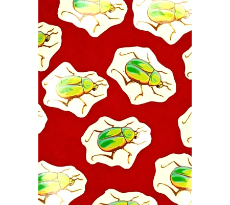 Tiny June Bug Sticker (10 pcs)