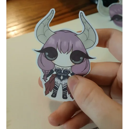 Aura the Guillotine Sticker