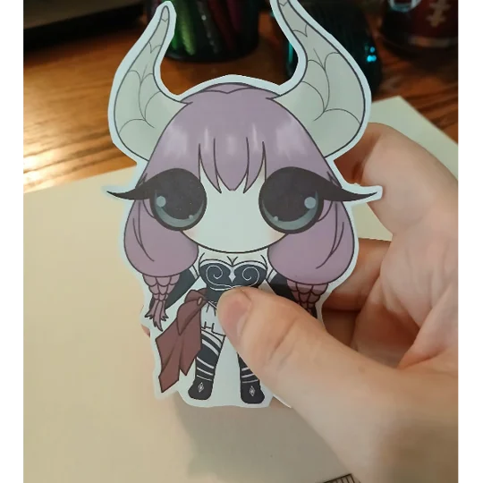 Aura the Guillotine Sticker