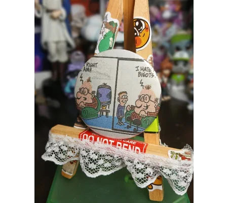 No Bigot Button 58mm