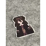 Shocked Greasy PuppyCel Sticker 3 by 2 in