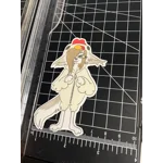 Chicken Alfredo Sticker 4 by 3in (paperfeel, not waterproof)