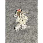 Chicken Alfredo Sticker 4 by 3in (paperfeel, not waterproof)
