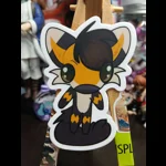 Fox Derp Sticker 3in