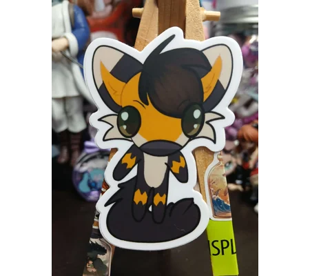 Fox Derp Sticker 3in