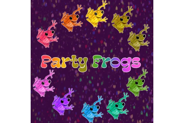 New Sticker Pack!!! PARTY FROGS