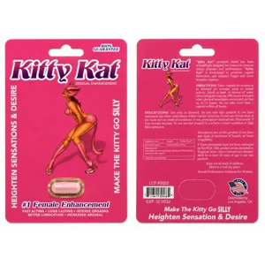 Kitty Kat #1 Sensual Enhancement capsules gift box 100% Natural Herbal Extract AUTHENTIC 4 packs