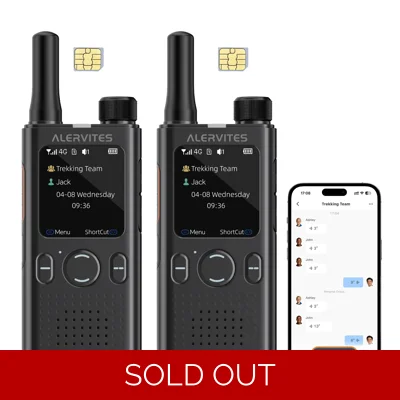Baofeng Alervites  PoC‑AT1 PoC Radio – Pair