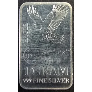 1g Eagle Fine Silver Bar .999 Pure – Sussex Mint