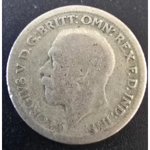 1929 King George V 50% Silver Sixpence (6d) Coin – British Silver