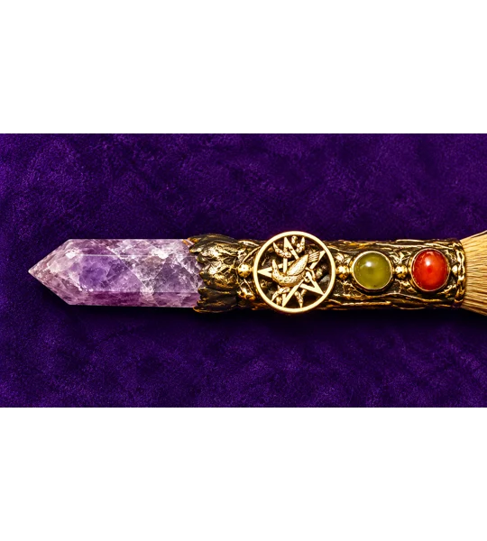 Amethyst Altar Broom - Gift Boxed