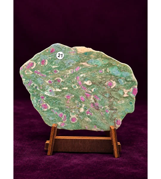 Ruby in Zoisite Slice - Large
