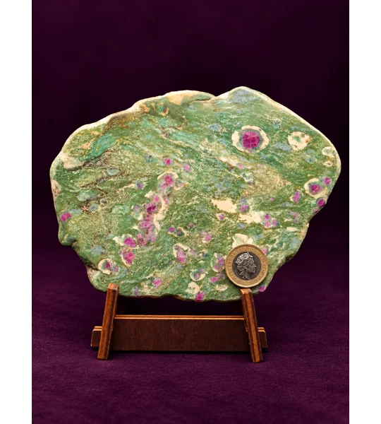 Ruby in Zoisite Slice - Large