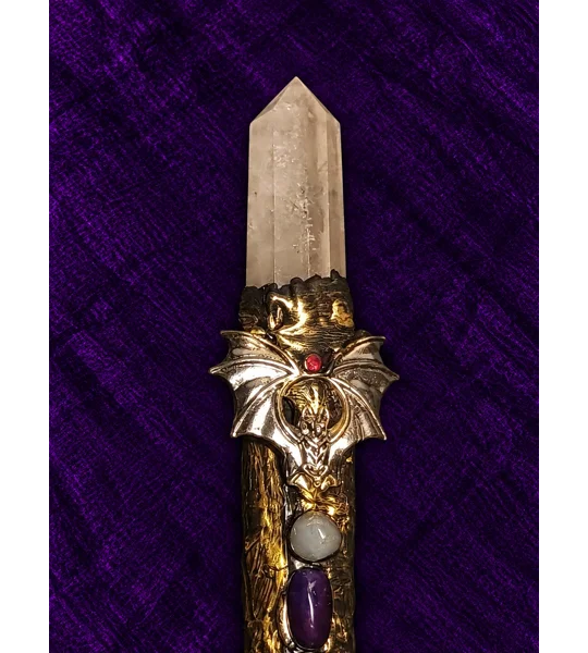 Rose Quartz Altar Broom - Gift Boxed