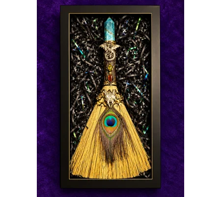 Blue Apatite Altar Broom - Gift Boxed