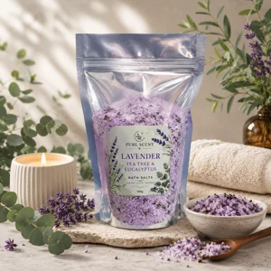 Lavender, Tea Tree & Eucalyptus Bath Salts