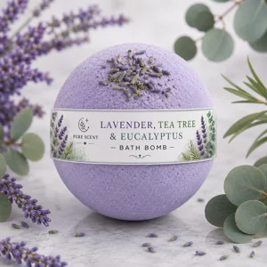 Lavender, Tea Tree & Eucalyptus Bath Bomb