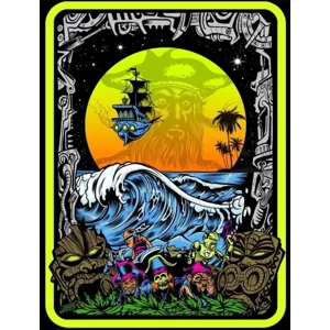 Black Light Print (LIMITED EDITION) w/*Freebie