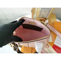 Louis Vuitton Patent Monogram Alma BB Rose Ballerine