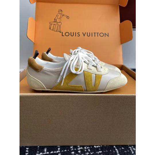 Louis Vuitton Suede Calfskin LV Sneakerina Sneakers