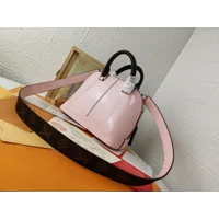 Louis Vuitton Patent Monogram Alma BB Rose Ballerine