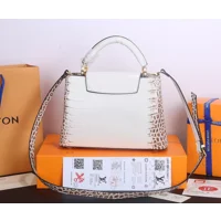 Full Leather Lychee Grain Wristband Flap Women's Crossbody Bag 9  49740 Crocodile Exclusive Rea