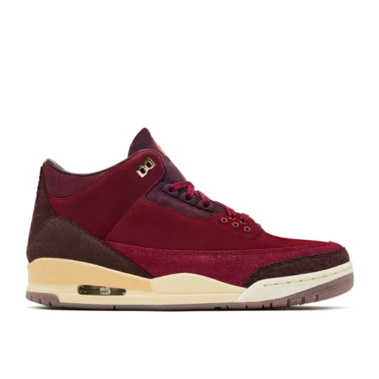 Air Jordan 3 'BIN 23' Team Red and Burgundy Crush