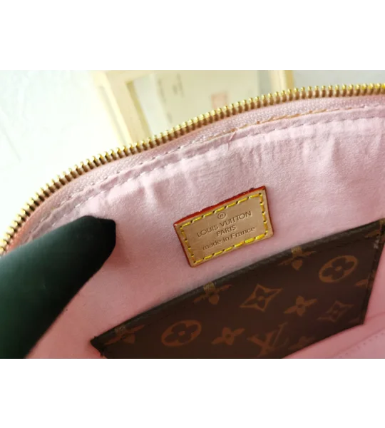 Louis Vuitton Patent Monogram Alma BB Rose Ballerine