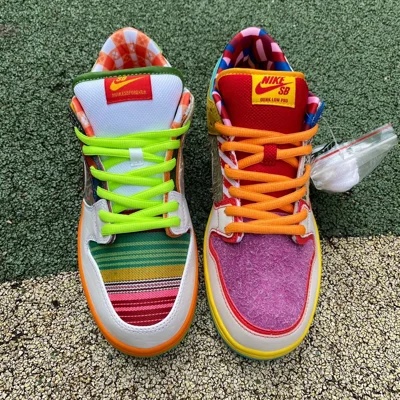 Nike SB Dunk Low Dunk⚡Nike sb Dunk low PRO QS “WHAT THE PUAL”dm0807-60020