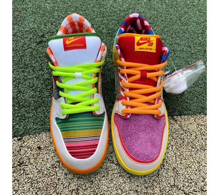 Nike SB Dunk Low Dunk⚡Nike sb Dunk low PRO QS “WHAT THE PUAL”dm0807-60020