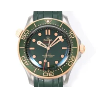 Omega Seamaster Diver 300M 42 mm, titanium ‑ Bronze gold on rubber strap