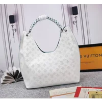 Louis Vuitton Carmel Hobo Bag White | Blue