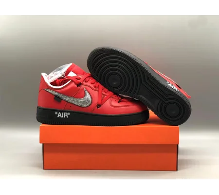 Ultra-Rare Off-White x Nike Air Force 1 Overlace “Crimson” Sample