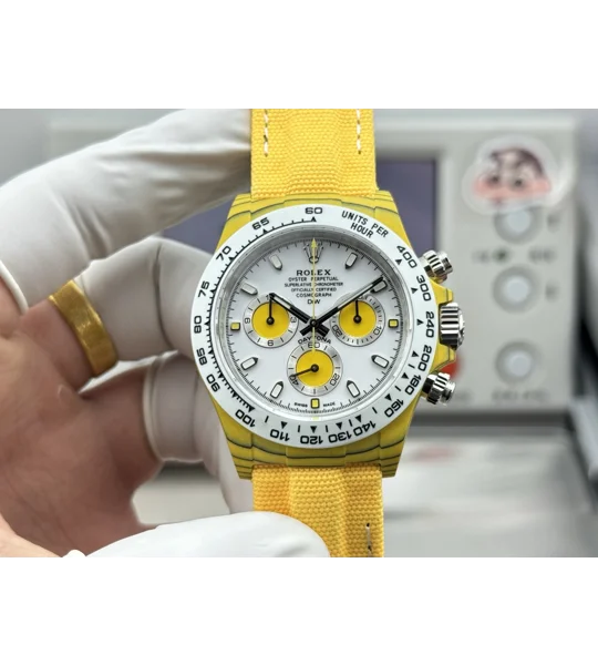 rolex cosmograph daytona white dial | Yellow