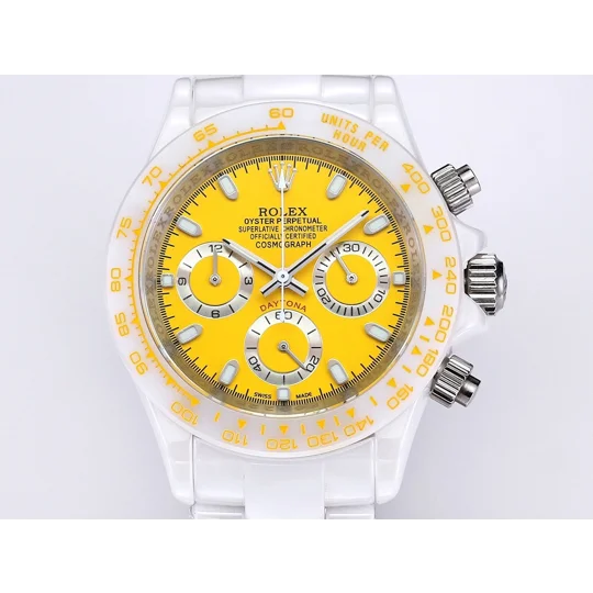 Custom Ceramic Daytona Red Dial White Bezel | The Man Show