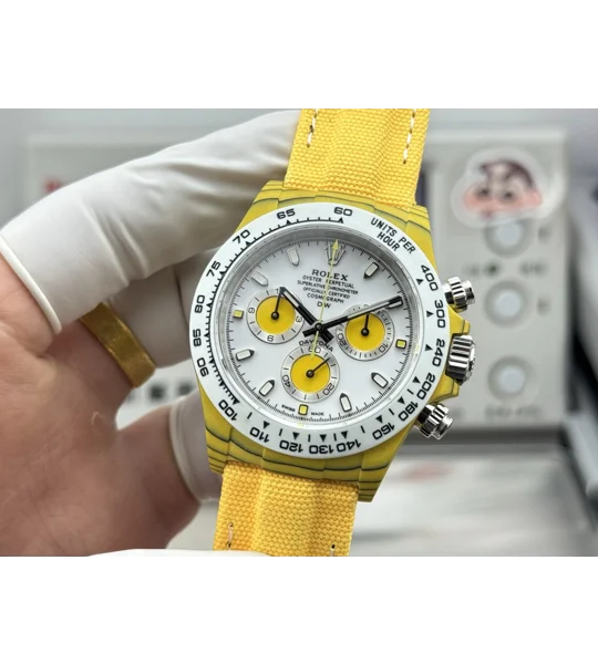 rolex cosmograph daytona white dial | Yellow