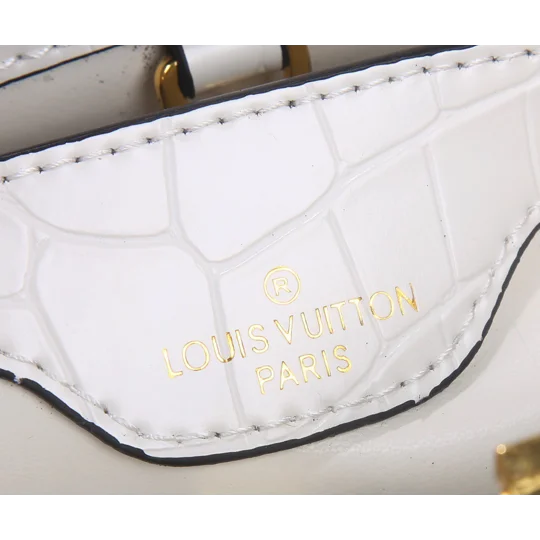 Full Leather Lychee Grain Wristband Flap Women's Crossbody Bag 9 49740 Crocodile Exclusive Rea