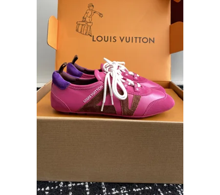 Louis Vuitton Suede Calfskin LV Sneakerina Sneakers