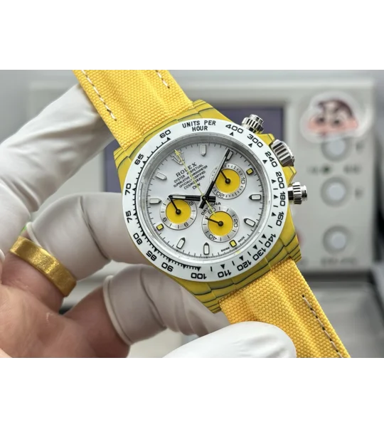 rolex cosmograph daytona white dial | Yellow