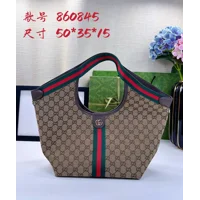 GUCCI GIGLIO GG DENIM TOTE