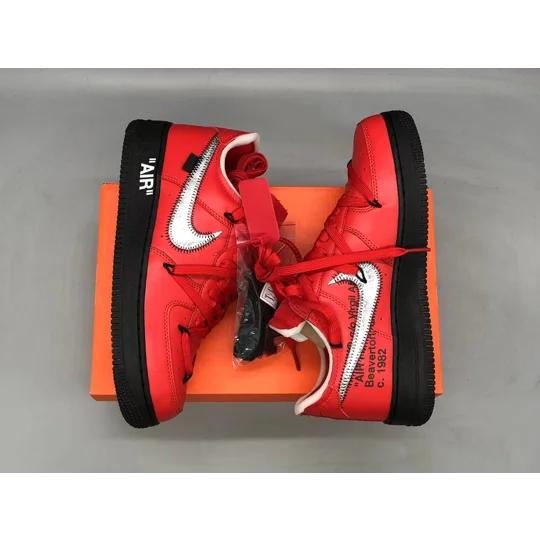 Ultra-Rare Off-White x Nike Air Force 1 Overlace “Crimson” Sample