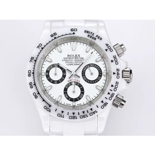Custom Ceramic Daytona Red Dial White Bezel | The Man Show