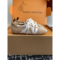 Louis Vuitton Suede Calfskin LV Sneakerina Sneakers